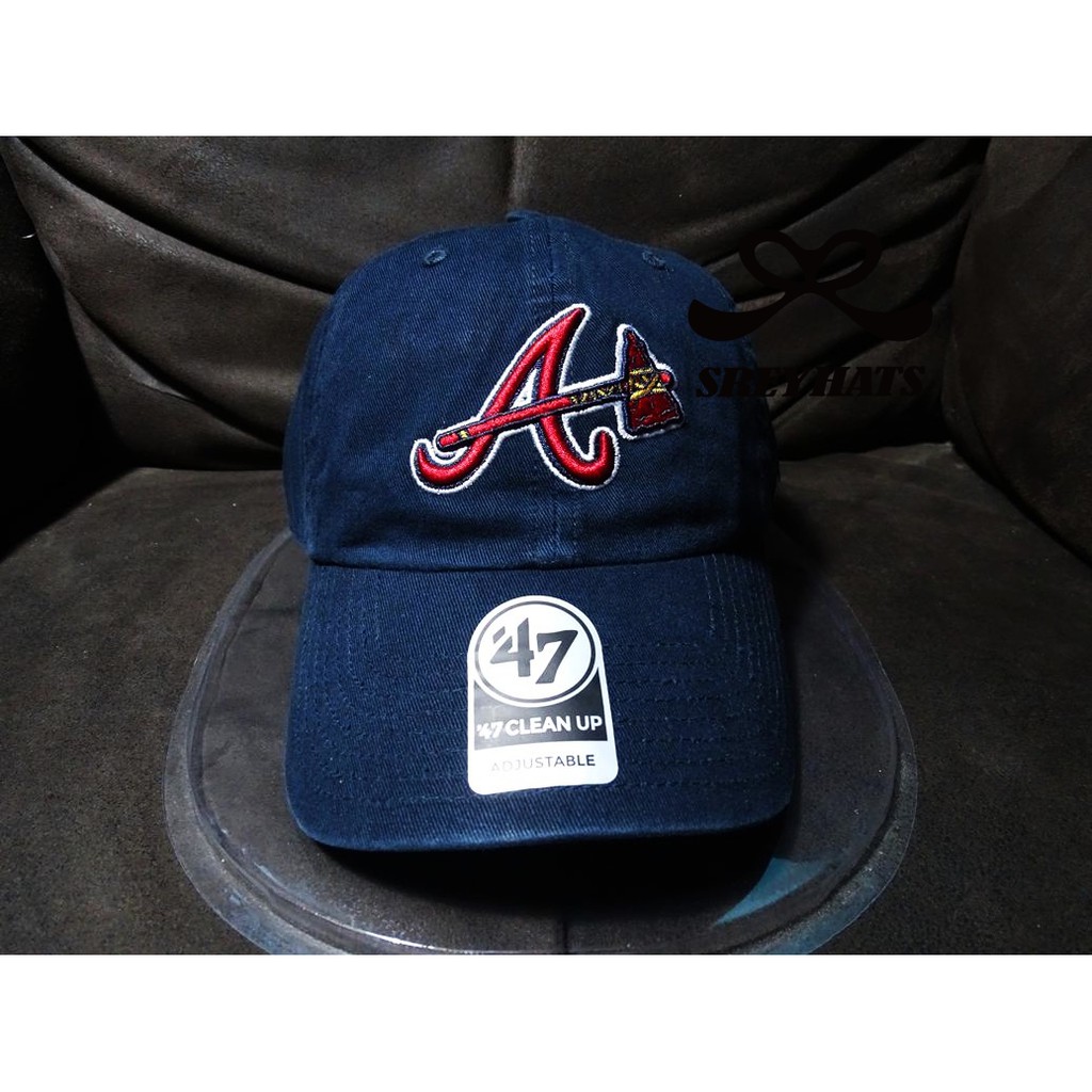 [SREY帽屋]預購★47 Brand CLEAN UP MLB 亞特蘭大勇士 斧頭經典LOGO 美國限定 棒球帽 老帽