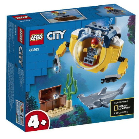 【MIN TOY】現貨全新 LEGO 60263 海洋迷你潛水艇 樂高