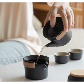 臺灣現貨 旅行茶具套組《2色可選》便攜是茶具組 旅行組 露營茶具 茶壺 茶杯 茶具