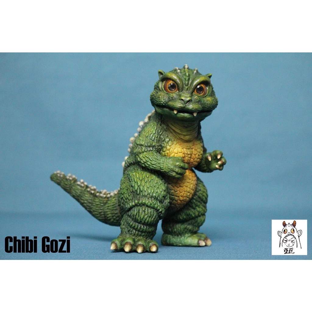 塗匠 Model Painter MDA Chibi Gozi 小哥吉拉 GK 白模