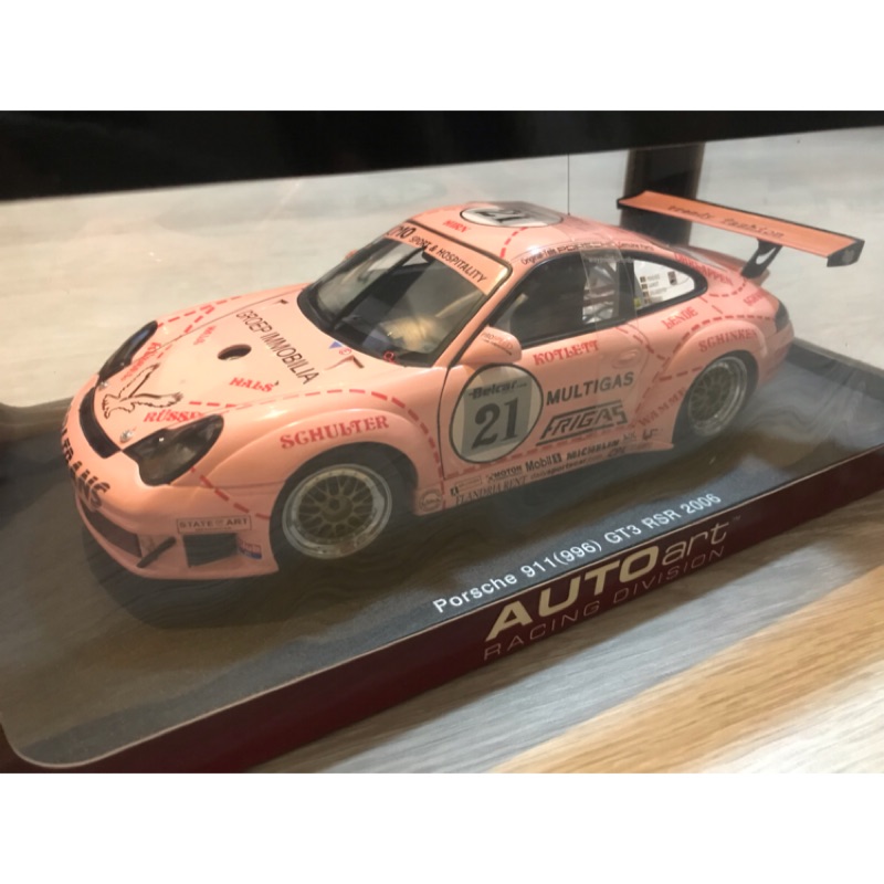 絕版 Autoart Porsche 911（996）GT3 RSR