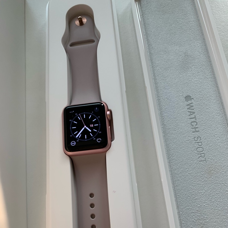 蘋果 APPLE WATCH SERIES 0 第一代 38mm 玫瑰金鋁 二手 8成新