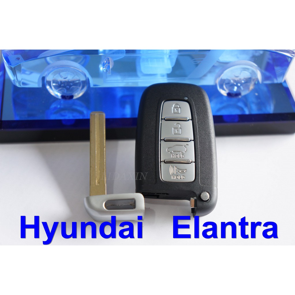 現代Santa Fe ix35 Azera Elantra感應智能遙控汽車晶片鑰匙