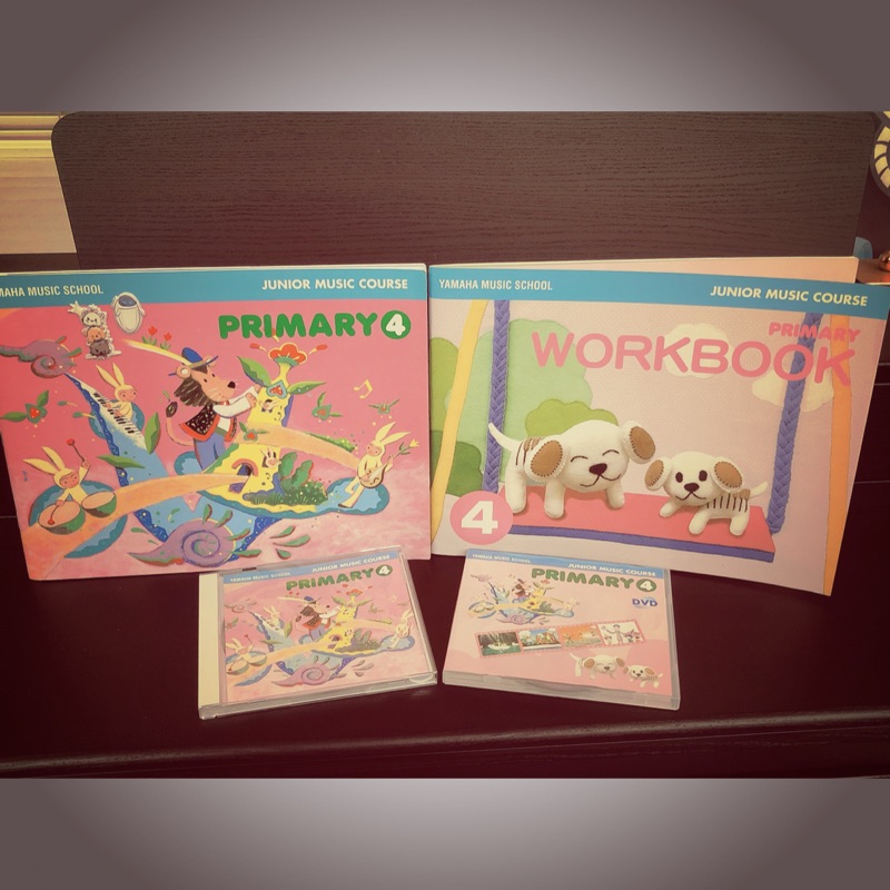 Yamaha 幼兒班教材primary4 課本 Cd及dvd 蝦皮購物