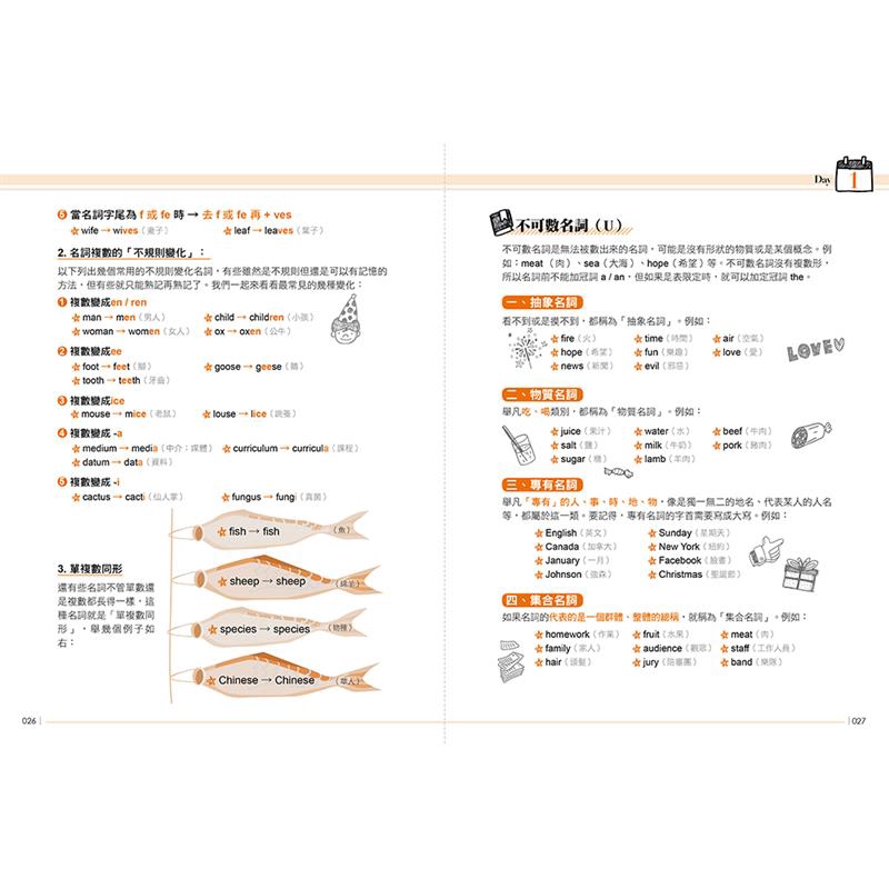 圖解第一本真的學得會的25天英文文法大補帖 66折 蝦皮購物