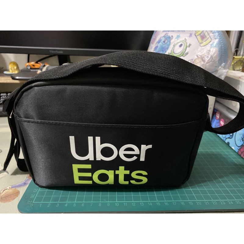 Uber Eats 側背 背包 黑色