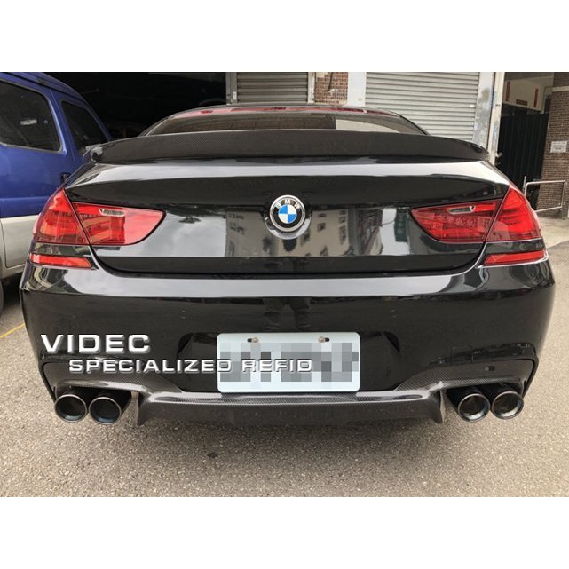 DIY 商城 BMW F06 F12 F13 M-TECH 3D CARBON卡夢 四出 後下巴 M6