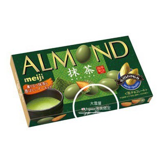 【大雪屋】明治meiji宇治抹茶杏仁巧克力