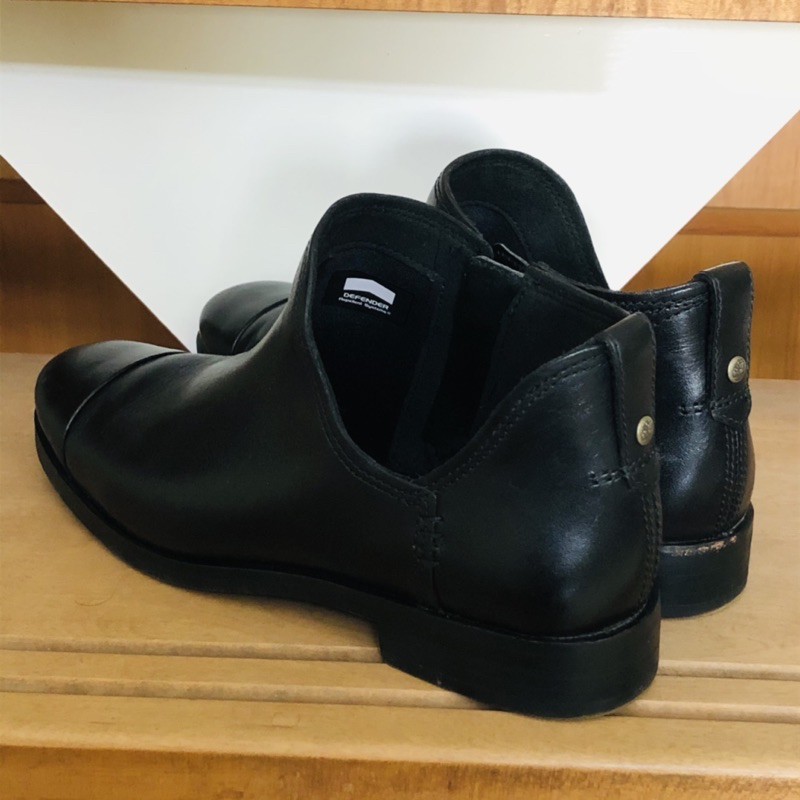 Timberland 黑色 皮革 短靴 踝靴 皮鞋 （二手）6號
