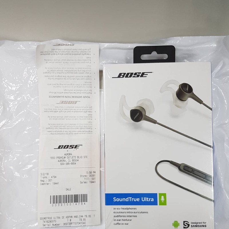 Bose SoundTrue Ultra 耳塞式耳機 ( 安卓手機用 Android )