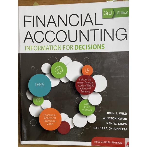 Financial Accounting: Information for Decisions IFRS (3版)