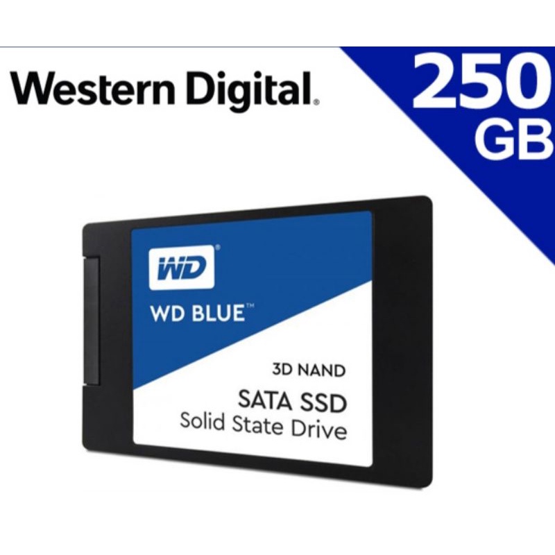 WD 3D NAND SATA SSD 250G 藍標 硬碟