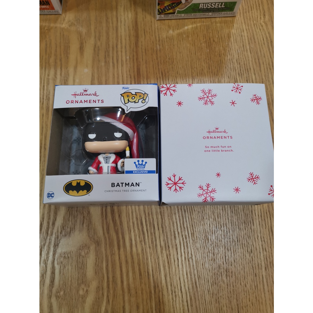 ✨啊唷玩模✨Funko POP DC 聖誕蝙蝠俠 Funko shop限定 正版商品 現貨 #小吊飾#聖誕禮物