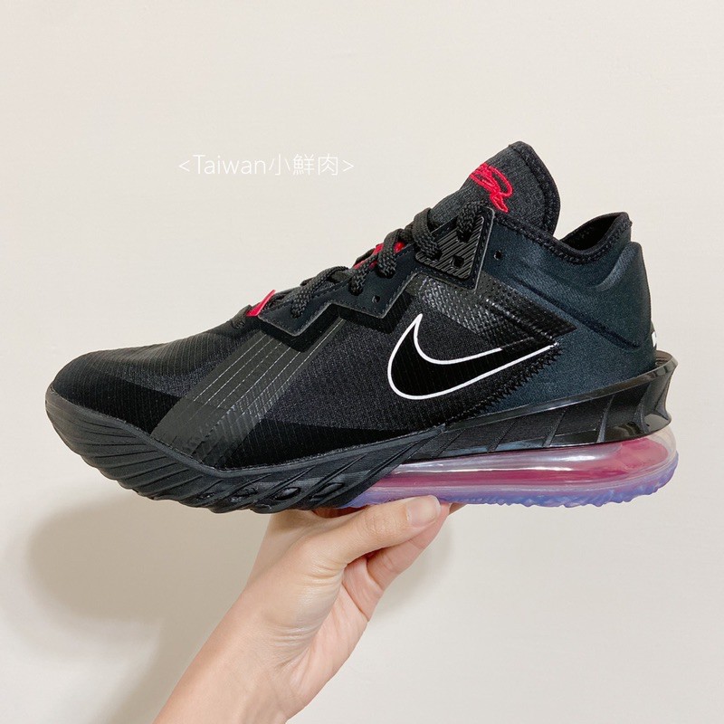 Nike LeBron 18 Low Black Red Fireberry CV7564-001