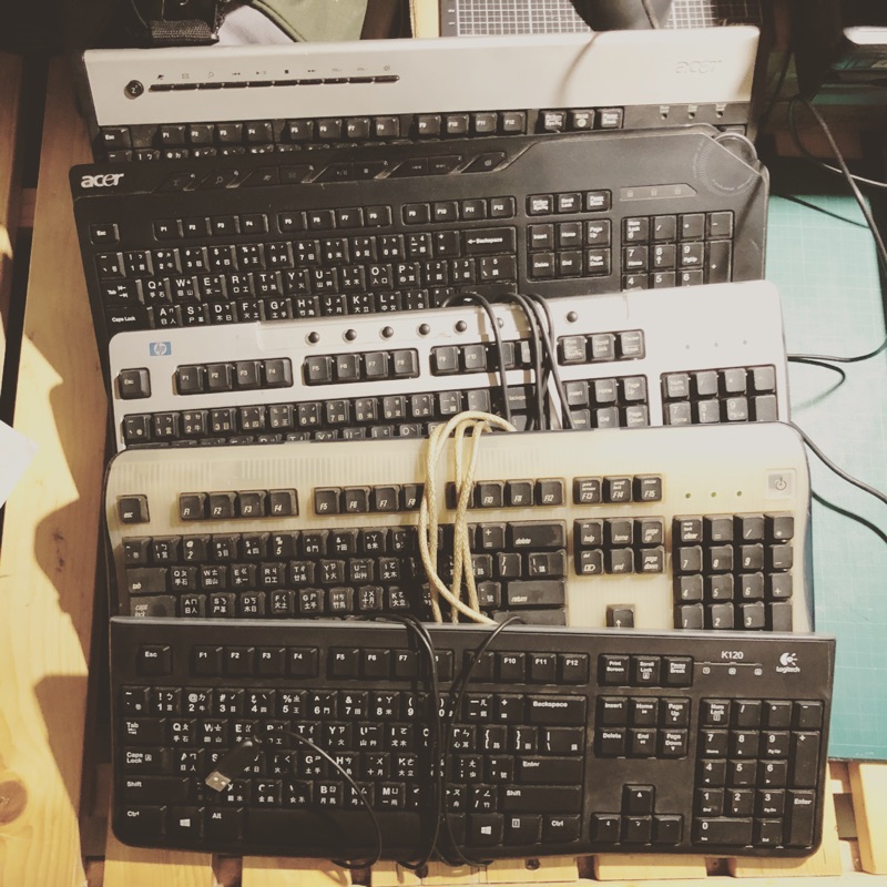 二手鍵盤拋售 k120 HP acer基本款文書鍵盤