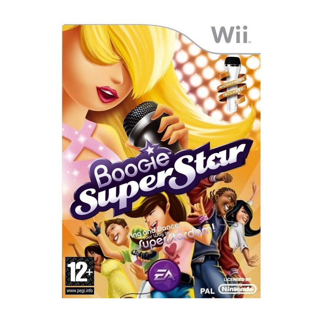 Wii原版片 布吉搖擺 超級巨星 Boogie SuperStar 全新品【台中星光電玩】