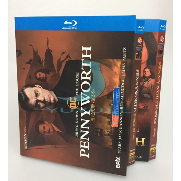藍光碟高清美劇潘尼沃斯1 2季pennyworth 完整版4碟盒裝dvd 英語發音中文簡體繁體字幕 蝦皮購物