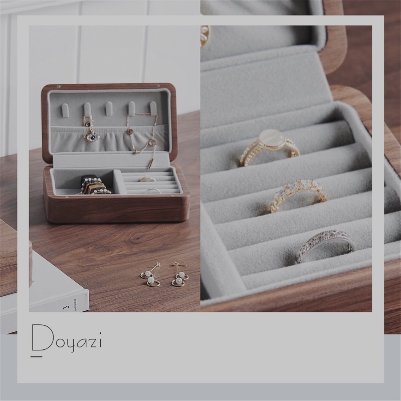 逸品の金樟の黒檀のアクセサリーの箱の赤い木の文は贈り物の宝石箱を