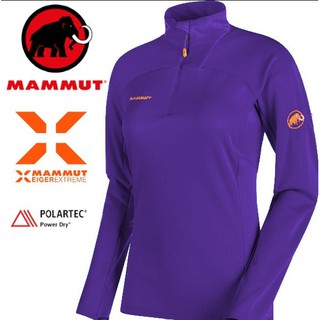 Mammut 長毛象-女款極限系列排汗衣/登山運/長袖排汗衣 Moench Adv/1041-09940 黎明紫S號
