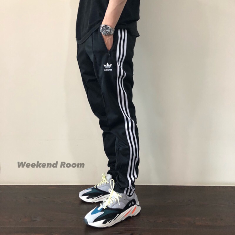 Weekend】現貨Adidas Originals BB Track Pant 窄褲直筒黑(CW1269) | 蝦皮購物