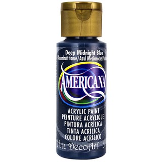 DecoArt 深午夜藍色 Deep Midnight Blue 59 ml Americana壓克力顏料 DA166