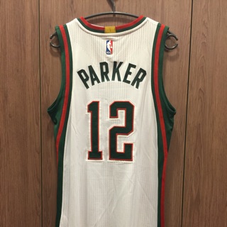 Bucks Home #12 J. Parker Game Issued Jersey M+2
