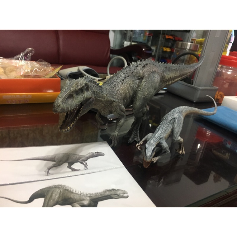 本心楠 改 侏羅紀世界 1/35 帝王暴龍&暴虐迅猛龍