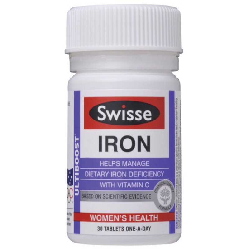 澳洲代購現貨 Swisse IRON 鐵 30粒