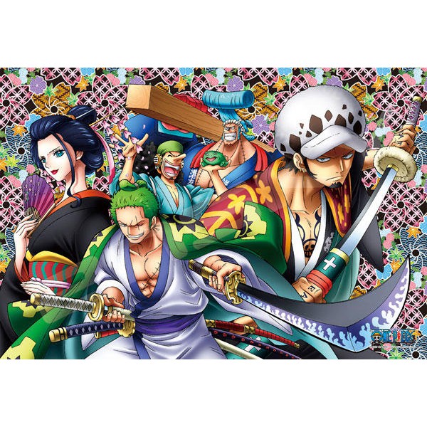 日本拼圖 One piece 海賊王 航海王 羅 羅賓 騙人布 索隆 300片透明塑膠拼圖 300-AC044