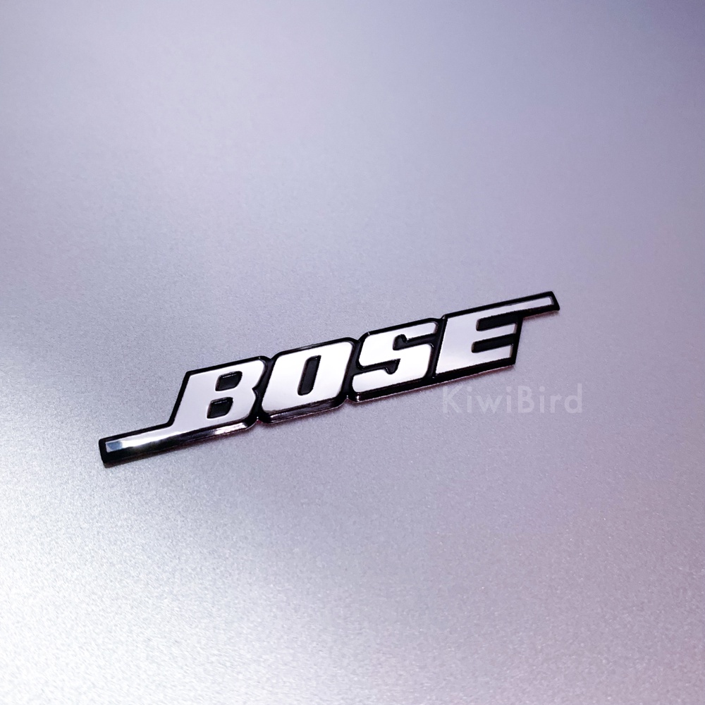 Bose 音響標｜現貨 金屬 鋁片 改裝 金屬貼 喇叭 裝飾 車貼 車標 貼紙 標誌 logo 內飾貼 金屬標 台灣現貨