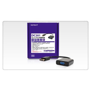 Uptech登昌恆 DC201 Dp to VGA訊號轉換器