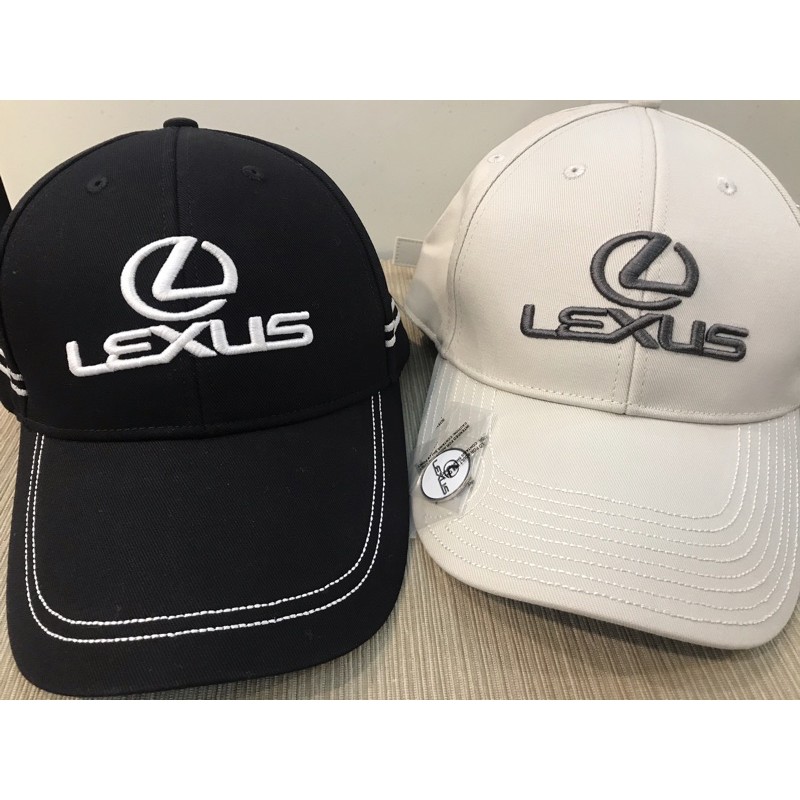 LEXUS 原廠精品 精品球帽(黑 白) 帽子 棒球帽 帽 休閒帽 運動帽 造型帽
