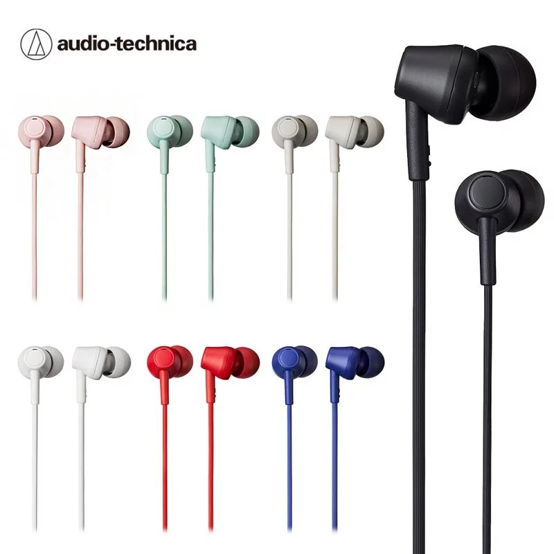 【audio-technica 鐵三角】ATH-CK350x 耳塞式耳機 7色 有線 入耳式耳機  【JC科技】