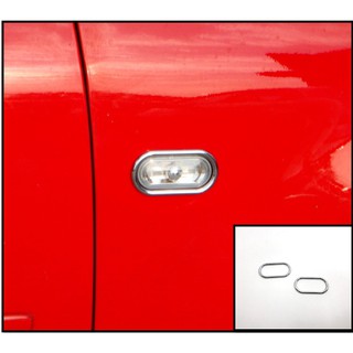 圓夢工廠 VW 福斯 POLO 9N 改裝 鍍鉻銀 車燈框 葉子板 側燈框 方向燈框 飾貼 臺灣製造 品質保固