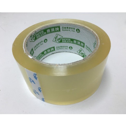 四維鹿頭牌 OPP膠帶 OPP超透明膠帶 48mmx90y (水膠) 綠標 單入 48mm