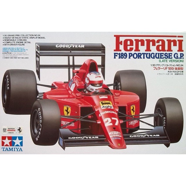 神通模型 田宮 TAMIYA 20024 1/20 法拉利 Ferrari F189 Portuguese G.P