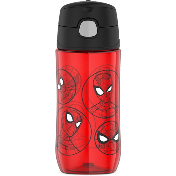 預購👍正版空運👍美國專櫃 MARVEL 膳魔師 蜘蛛人 SPIDER MAN  兒童水壺 直飲水壺 塑膠水壺