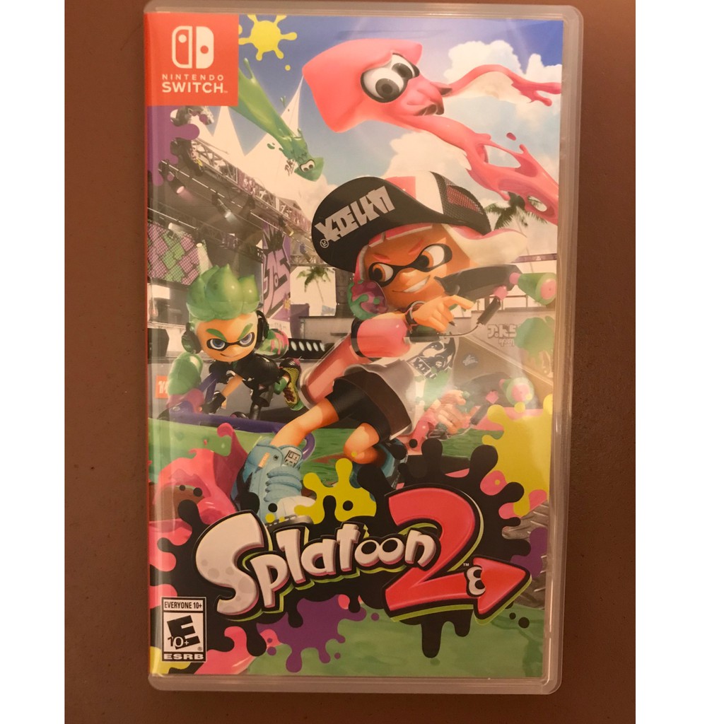 美版英文版漆彈大作戰 2 Nintendo Switch遊戲 Splatoon2 二手 9成新