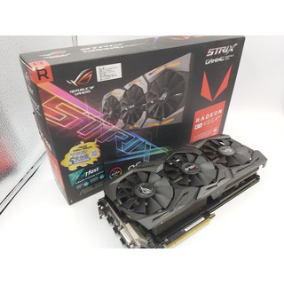 開心玩遊戲 華碩ASUS顯示卡 ROG-STRIX-RXVEGA64-O8G-GA MING有現貨不用懷疑