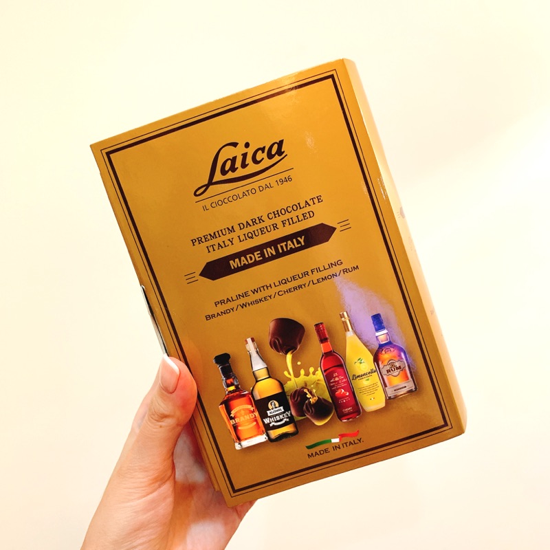 Laica巧克力書 義大利萊卡綜合酒心巧克力禮盒
