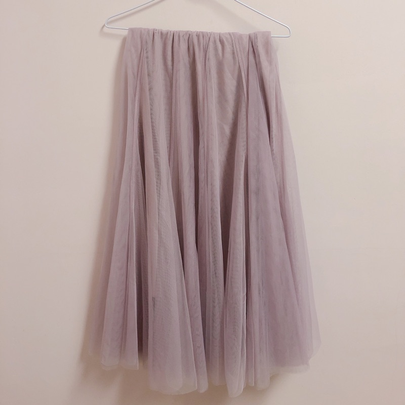 全新-GRL 淺紫紗裙