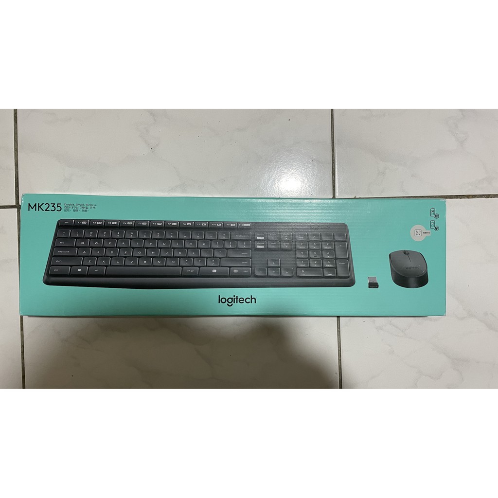 Logitech 羅技 MK235 無線 鍵盤滑鼠組