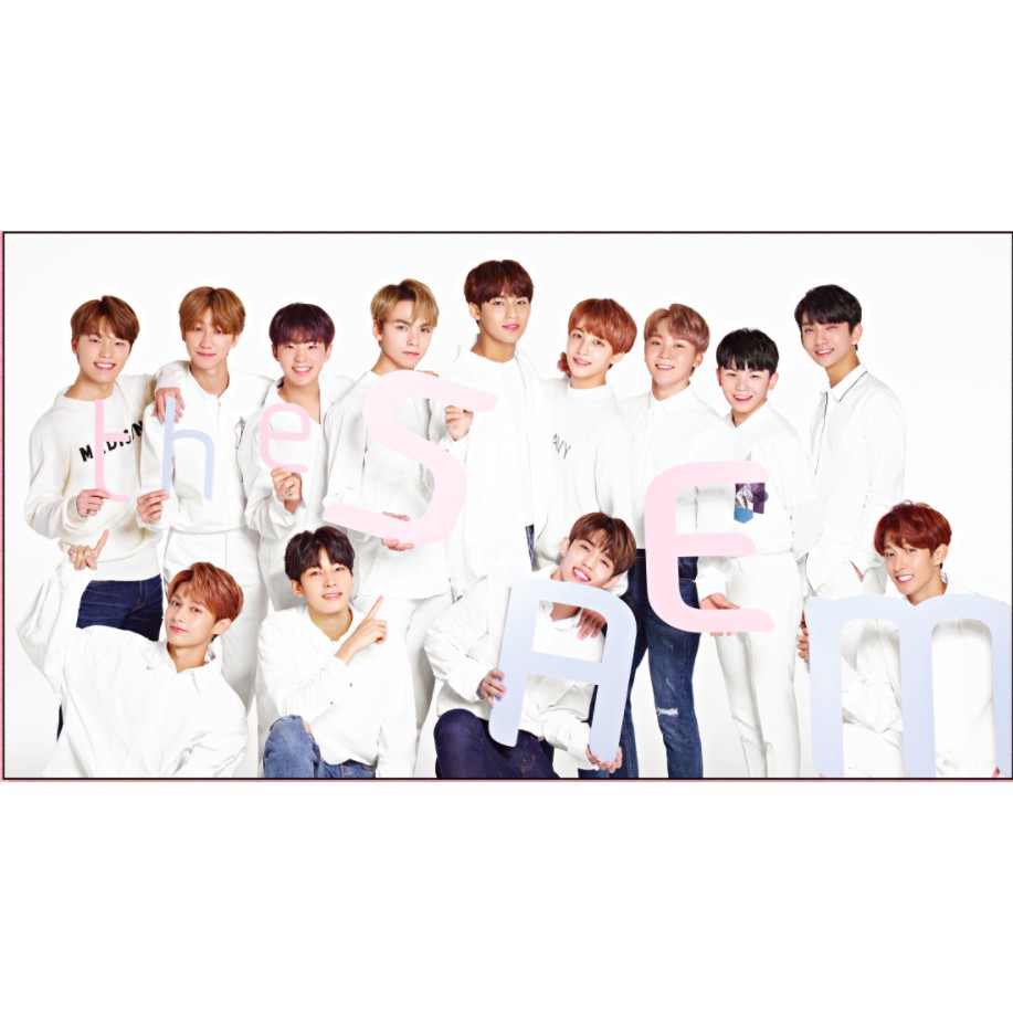 seventeen  the saem 團體海報 海報 seventeen週邊