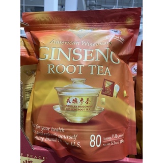 W雷丘鋪 太子牌 威斯康辛州花旗參茶 1.8公克 X 80包 美國花旗參 獨立包裝茶包