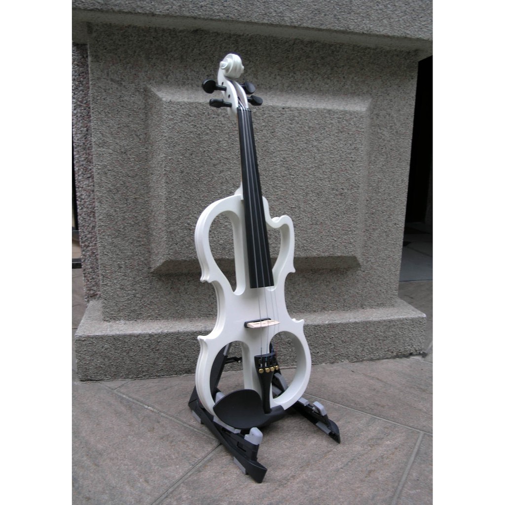 {亨德爾音樂-安畝提琴工作室}-新款 AX-1 新款電小提琴- 白色電子小提琴 音色美高品質(送全配)