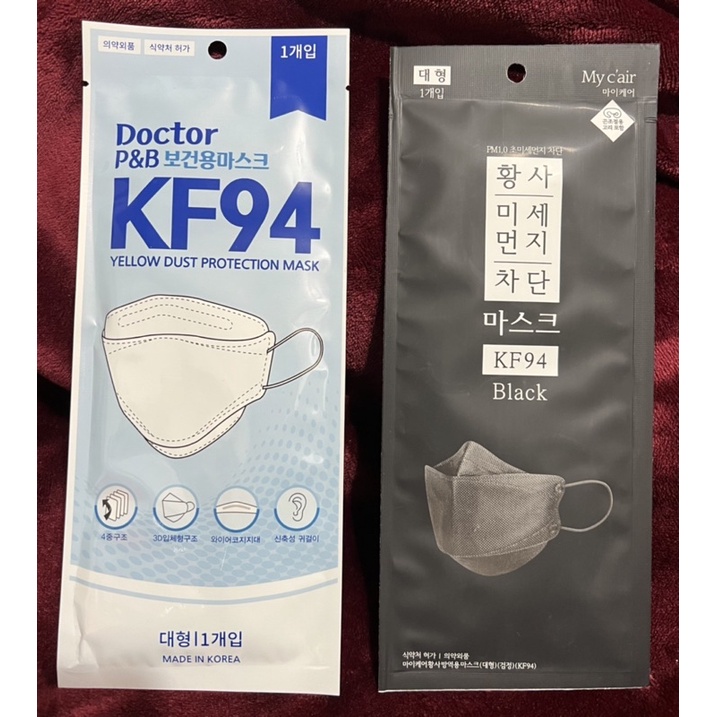 現貨 韓國製造✨KF94✨四層 獨立包裝 口罩《Doctor P&amp;B / My C'air》立體 魚形 KF94
