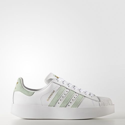 【CHII】韓國代購 adidas Superstar Bold W 厚底 薄荷綠 灰綠 白 增高 BY2948