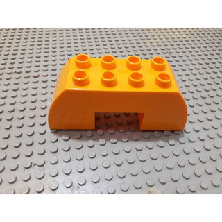【點點小豆】LEGO 樂高積木 DUPLO 得寶 2x6 深黃色 大型弧度 拱形磚 一個 如圖 ！