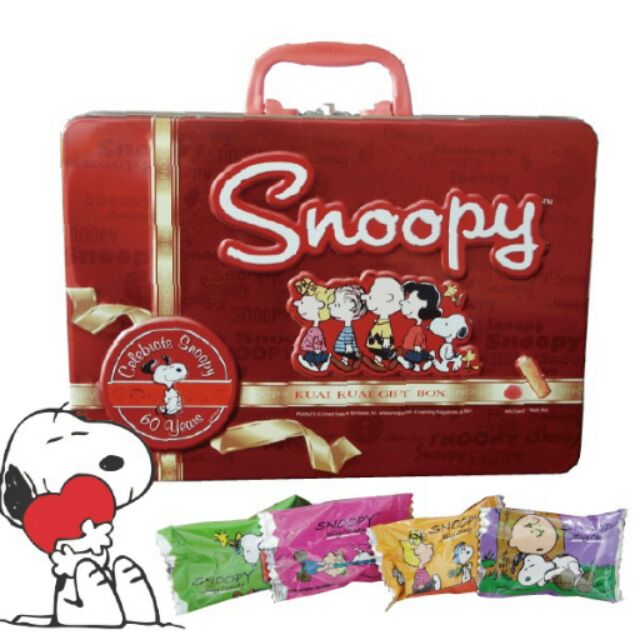 &lt;禮盒限量限定只剩一盒&gt; Snoopy 乖乖旅行箱軟糖禮盒組 超值又值得收藏