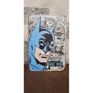 鐵板畫 復古風 蝙蝠俠 Batman DC Comics